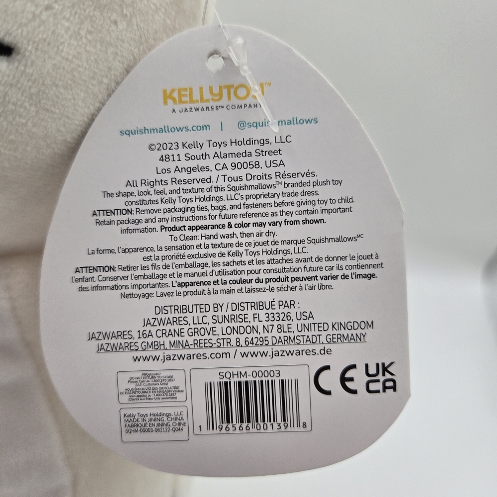 NEW Squishmallows Hug Mees Cam Calico Cat Valentines Plush Stuffed Animal 12" - Picture 12 of 14